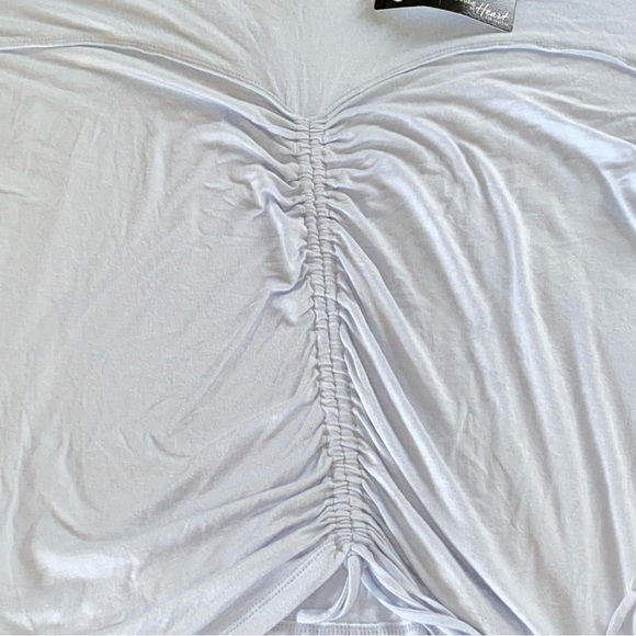 Young At Heart Los Angeles Laguna Top Cinched Style Back Blouse Small Blue - Picture 6 of 7